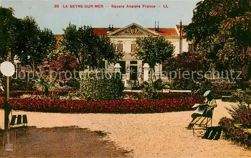 AK / Ansichtskarte 13798594 La_Seyne-sur-Mer_83_Var Square Anatole France 