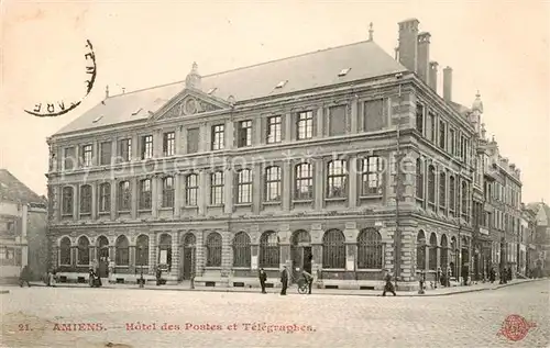 AK / Ansichtskarte 13798595 Amiens_80 Hotel des Postes et Telegraphes 