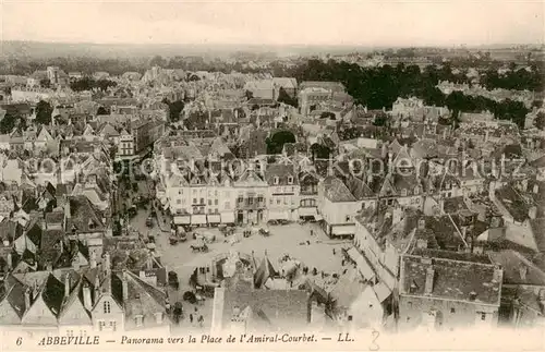 AK / Ansichtskarte  Abbeville_80_Somme Panorama vers la Place de lAmiral Courbet 