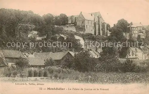 AK / Ansichtskarte  Montdidier_80_Somme Le Palais de Justice et le Prieure 