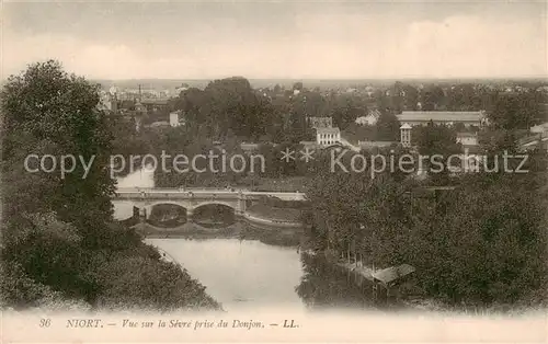 AK / Ansichtskarte  Niort_79 Vue sur la Sevre prise du Donjon 