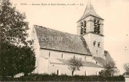 AK / Ansichtskarte  Sens_89 Ancienne Eglise de Saint Savinien 