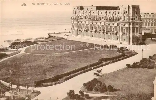 AK / Ansichtskarte  Biarritz_Pyrenees_Atlantiques Hotel du Palais Biarritz_Pyrenees