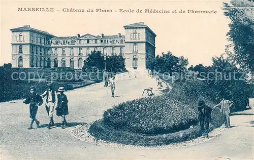 AK / Ansichtskarte 13798636 Marseille_13 Chateau du Pharao Ecole de Medecine et de Pharmacie 