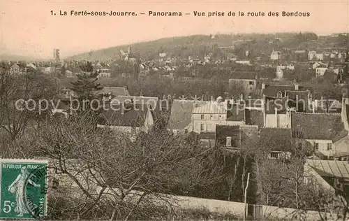 AK / Ansichtskarte 13798661 La_Ferte-sous-Jouarre_77 Panorama Vue prise de la route des Bondous 