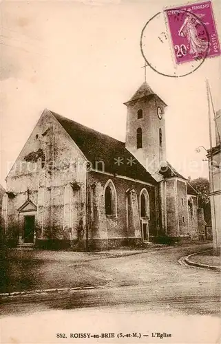 AK / Ansichtskarte  Roissy-en-Brie Eglise Roissy-en-Brie