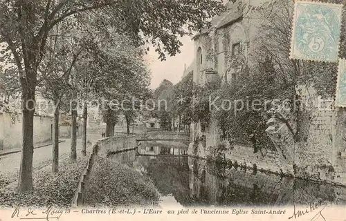 AK / Ansichtskarte 13798669 Chartres_28 lEure au pied de lancienne Eglise Saint Andre 