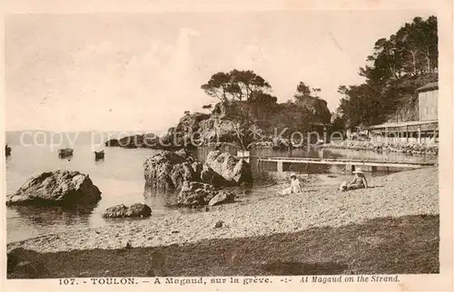 AK / Ansichtskarte  Toulon_Var A Magaud sur la greve Toulon_Var