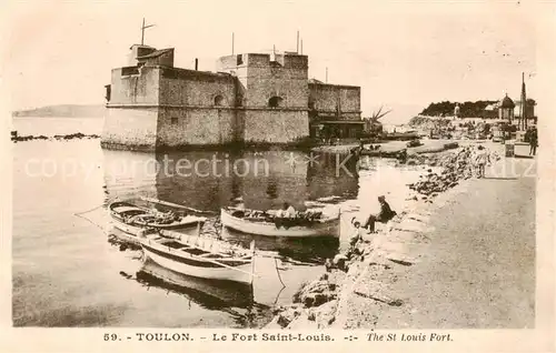 AK / Ansichtskarte 13798686 Toulon_Var Le Fort Saint Louis Toulon_Var