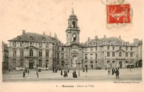 AK / Ansichtskarte  Rennes_35 Hotel de Ville 