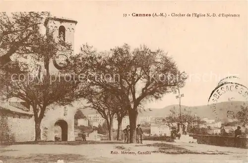 AK / Ansichtskarte 13798710 Cannes_06 Clocher de lEglise ND d'Esperance 