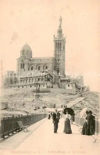 AK / Ansichtskarte 13798711 Marseille_13 Notre Dame de la Garde 