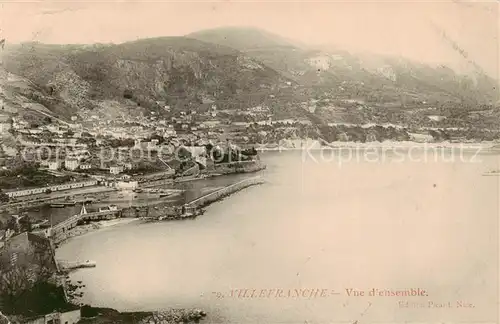 AK / Ansichtskarte 13798716 Villefranche_06-sur-Mer Vue d'ensemble 