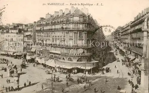 AK / Ansichtskarte 13798726 Marseille_13 Rue de la Republique 