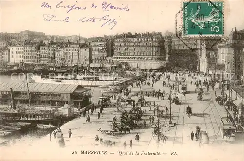 AK / Ansichtskarte  Marseille_13 Quai de la Fraternite 