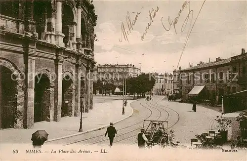 AK / Ansichtskarte  Nimes_30 La Place des Arenes 