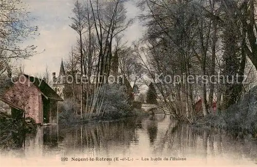 AK / Ansichtskarte  Nogent-le-Rotrou Les bords de l'Huisne Nogent-le-Rotrou