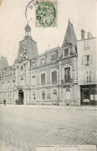 AK / Ansichtskarte  Fontainebleau_77_Seine_et_Marne Hotel de Ville 