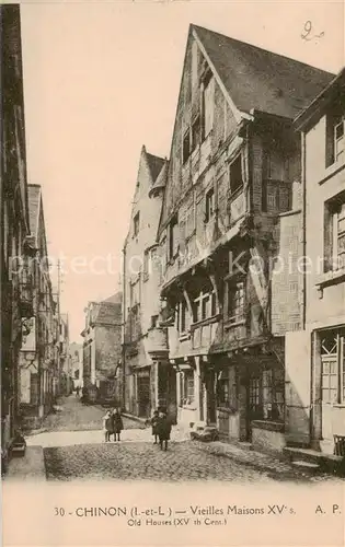 AK / Ansichtskarte  Chinon_37_Indre_et_Loire Vieilles Maisons 