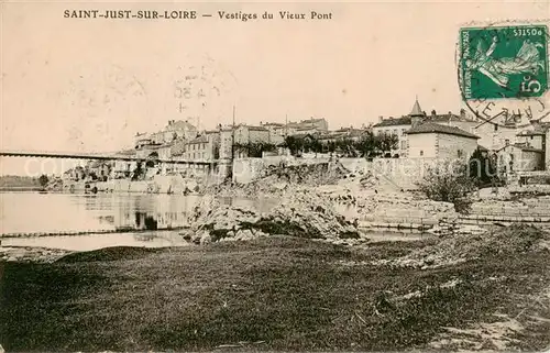 AK / Ansichtskarte  Saint-Just-sur-Loire_42_Saint-Rambert Vestiges du Vieux Pont 