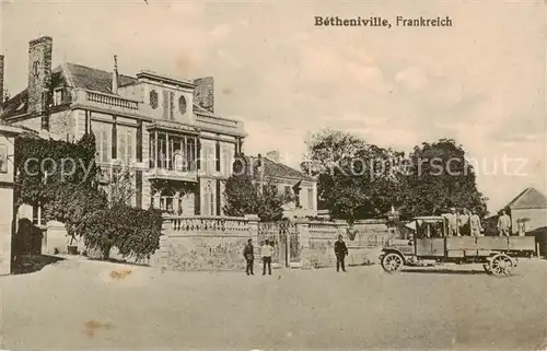 AK / Ansichtskarte Betheniville_51_Marne Lastwagen Zentrum 