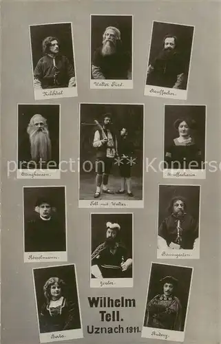 AK / Ansichtskarte Uznach Wilhelm Tell Uznach