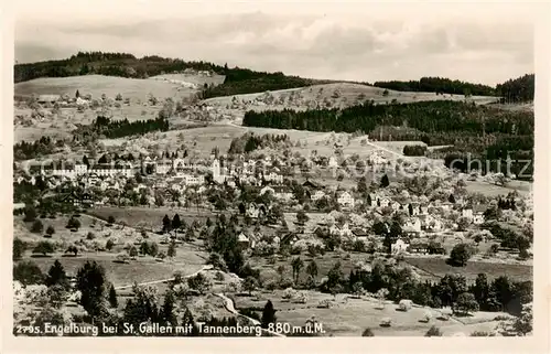 AK / Ansichtskarte Engelburg Panorama mit Tannenberg Engelburg