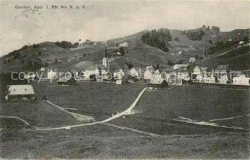 AK / Ansichtskarte Gonten_IR Ortsansicht mit Kirche 