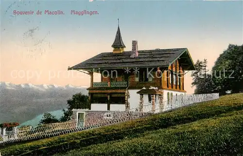 AK / Ansichtskarte Magglingen Haus am Hang Magglingen