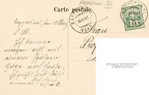 AK / Ansichtskarte Rapperswil_BE Ortsmotiv mit Kirche Rapperswil BE