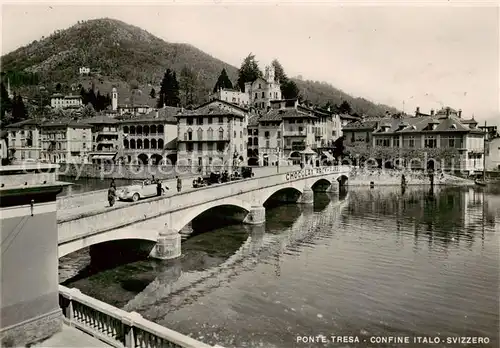 AK / Ansichtskarte Ponte Tresa_TI Confine Italo Svizzero 
