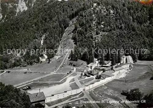 AK / Ansichtskarte St_Luzisteig_Flaesch_GR Fliegeraufnahme 