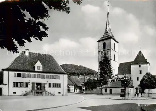 AK / Ansichtskarte Muttenz Motiv mit Kirche Muttenz