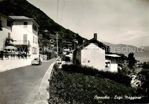 AK / Ansichtskarte  Cannobio_Lago_Maggiore_IT Ortsstrasse 