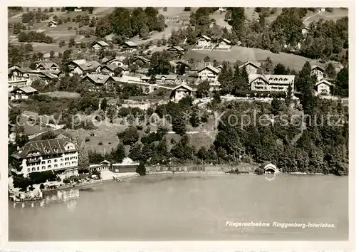 AK / Ansichtskarte Ringgenberg_Brienzersee_BE Fliegeraufnahme 