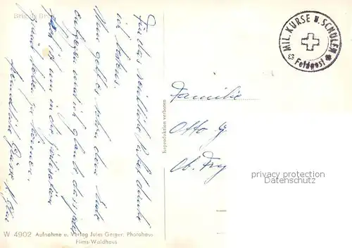 AK / Ansichtskarte Breil_Surselva Bergdorf im Winter Feldpost 