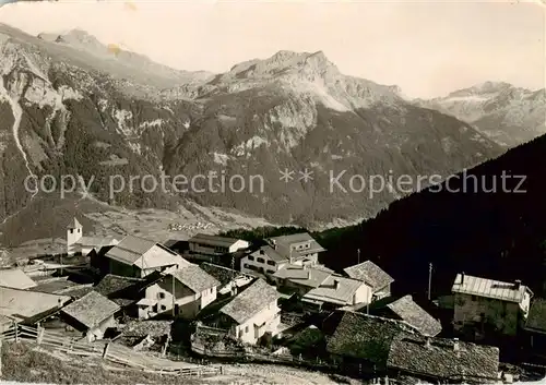 AK / Ansichtskarte Wergenstein_GR Bergdorf Alpenpanorama Wergenstein_GR