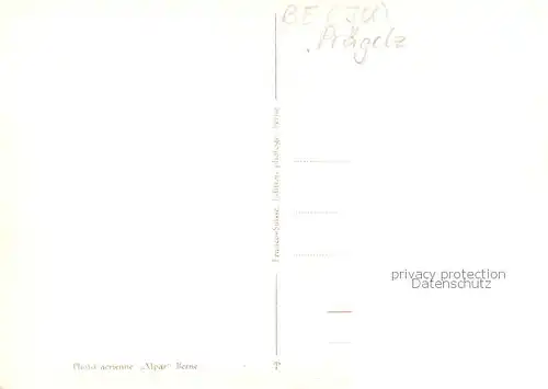 AK / Ansichtskarte Preles_Praegelz_BE vue prise d avion 