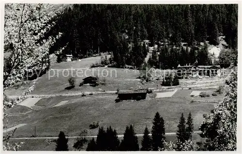 AK / Ansichtskarte Saas Praettigau_GR Pension Waldhof 