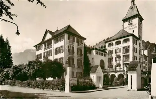 AK / Ansichtskarte Interlaken_BE Polytechnic Chalets Interlaken_BE