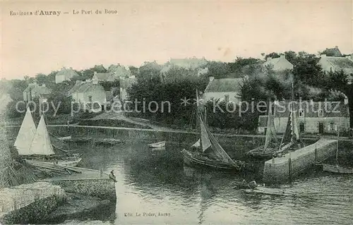 AK / Ansichtskarte Auray_56 Port du Bouo Voiliers 