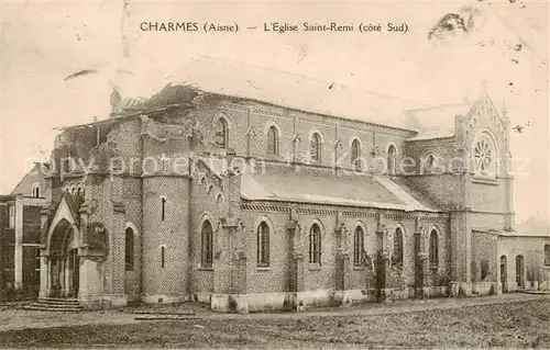 AK / Ansichtskarte Charmes_Laon_02_Aisne Eglise Saint Remi 