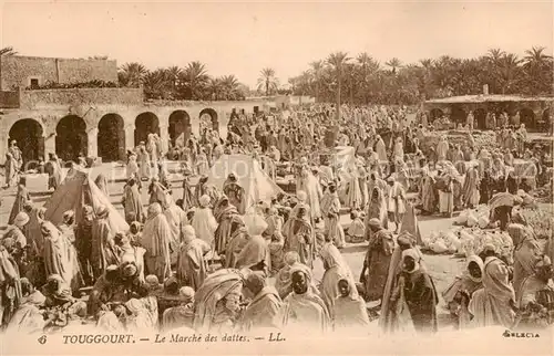 AK / Ansichtskarte  Touggourt_Algerie Marché des dattes 