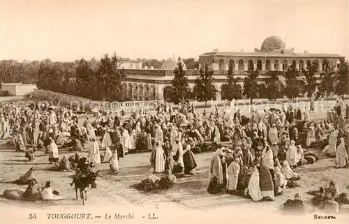 AK / Ansichtskarte  Touggourt_Algerie Marché 