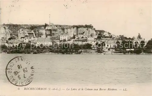 AK / Ansichtskarte Rochecorbon_37_Indre et Loire La Loire et le Coteau aux Bases Rivieres 
