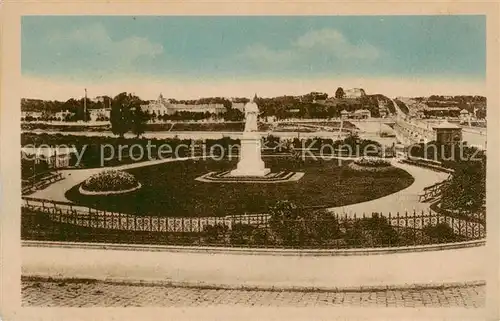 AK / Ansichtskarte Tours_37 Place des Arts Square Rabelais statue par H Dumaige 