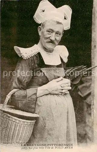 AK / Ansichtskarte Pont Aven La plus belle Fille de Pont Aven Pont Aven