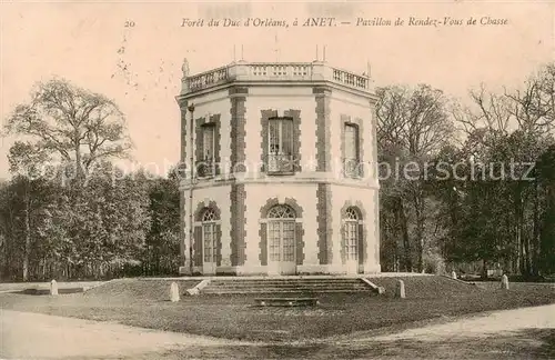 AK / Ansichtskarte Anet_28_Eure et Loir Foret du Duc dOrleans Pavillon de Rendez Vous de Chasse 