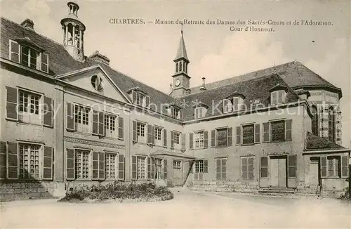 AK / Ansichtskarte Chartres_28 Maison de Retraite des Dames des Sacres Coeurs et de lAdoration Cour d Honneur 