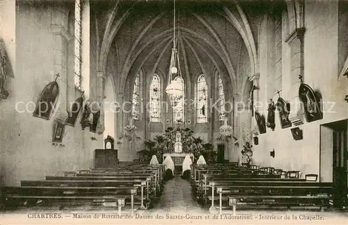 AK / Ansichtskarte Chartres_28 Maison de Retraite des Dames des Sacres Coeurs et de lAdoration Interieur de la Chapelle 